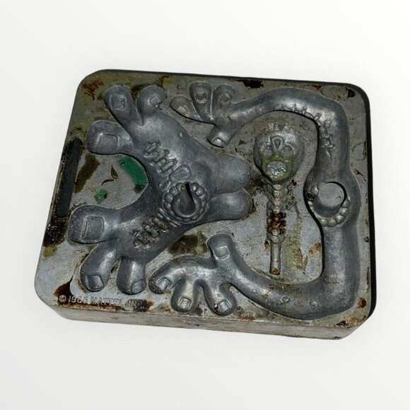 Creeple People Vintage  Mattel Thingmaker 5 Molds & Crossbar 1964 - Picture 7 of 9